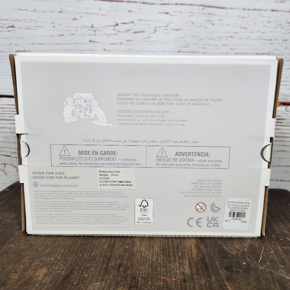 Pottery Barn Kids Doll House Nursery Set 1:12 Size - Picture 3 of 3